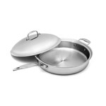 Heritage Steel 5 Quart SautŽ with Lid | Heritage Steel