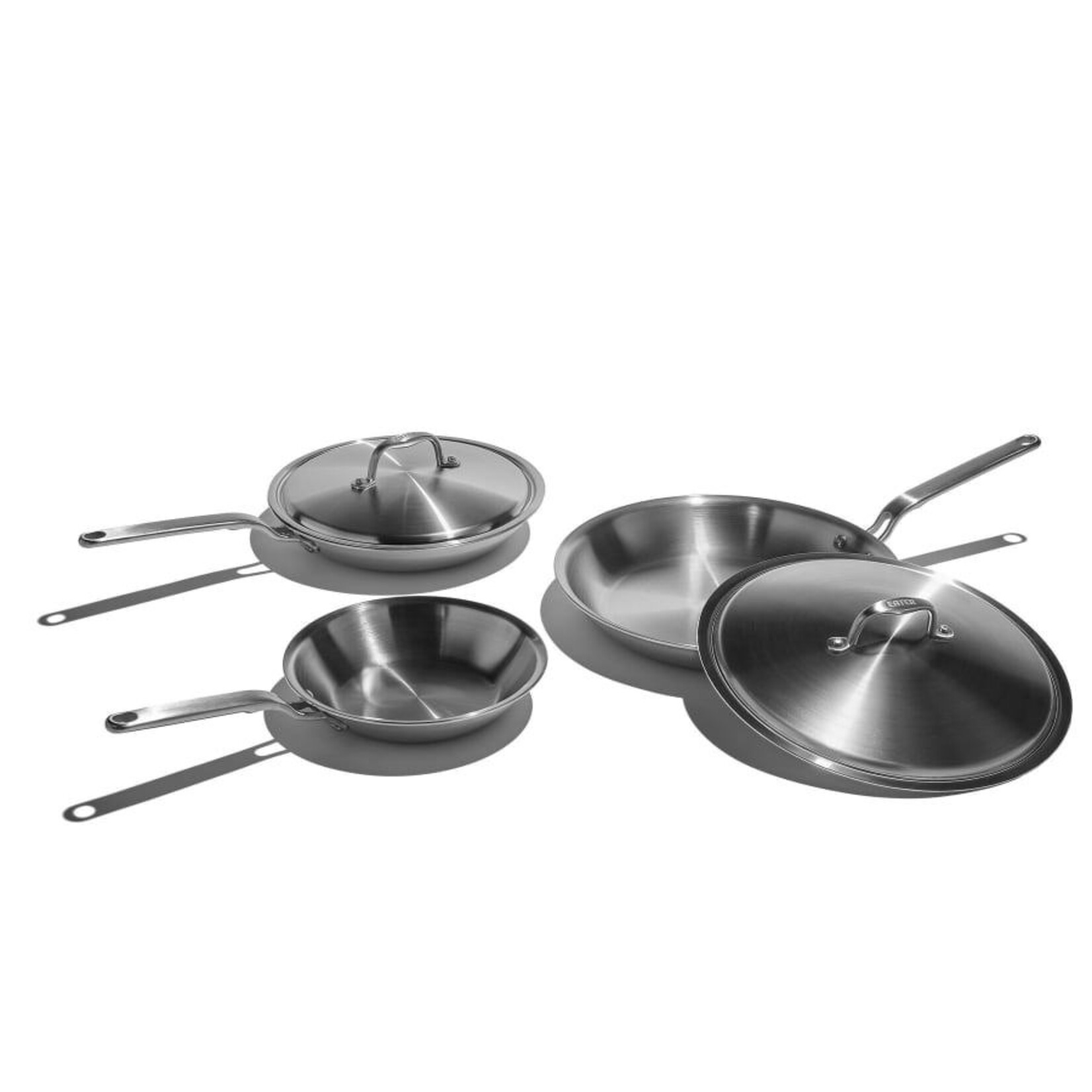 Heritage Steel 5 Piece Eater Series Fry Pan Set | Heritage Steel