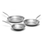 Heritage Steel 3 Piece Titanium Series Fry Pan Set | Heritage Steel