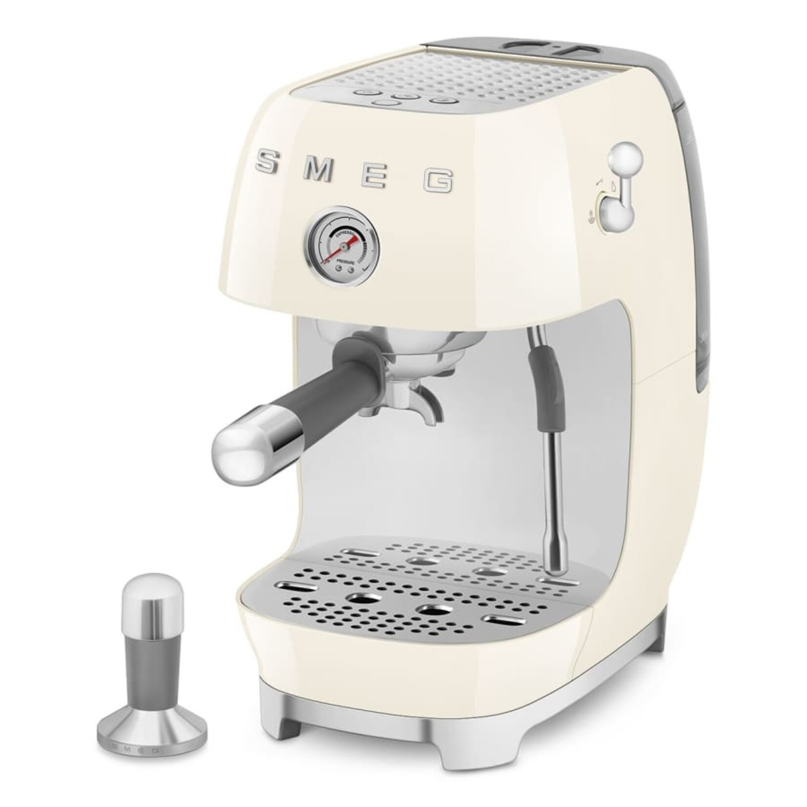 Smeg 50's Retro Line Espresso & Cold Brew Coffee Machine Cream | SMEG