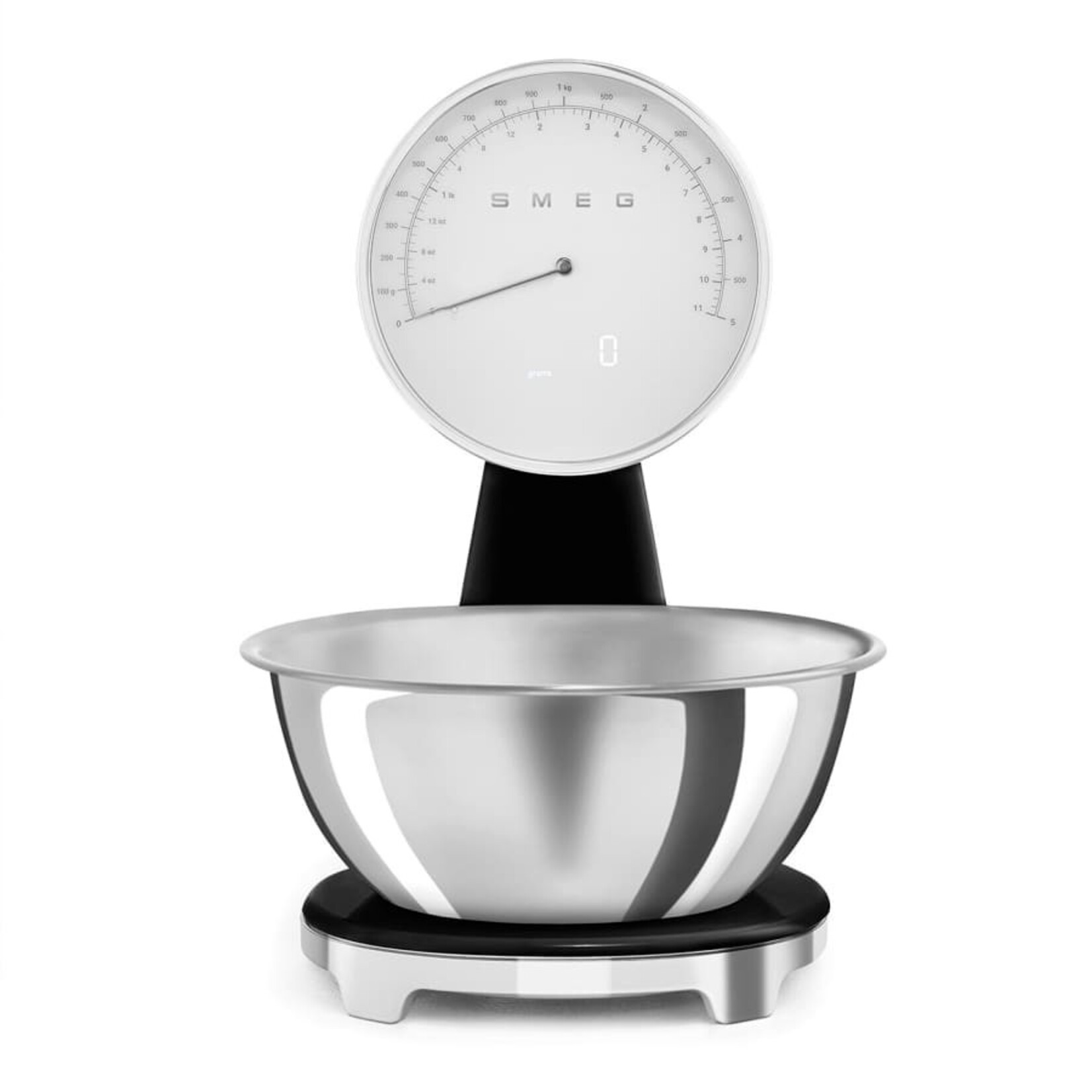 Smeg 50's Retro Style Aesthetic Kitchen Scale Black | SMEG