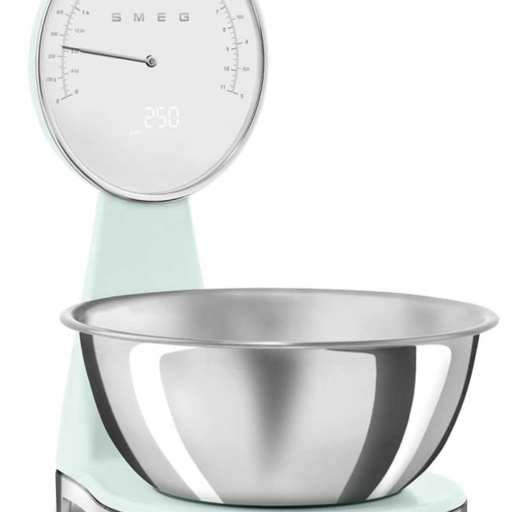 Smeg 50's Retro Style Aesthetic Kitchen Scale Pastel Green | SMEG
