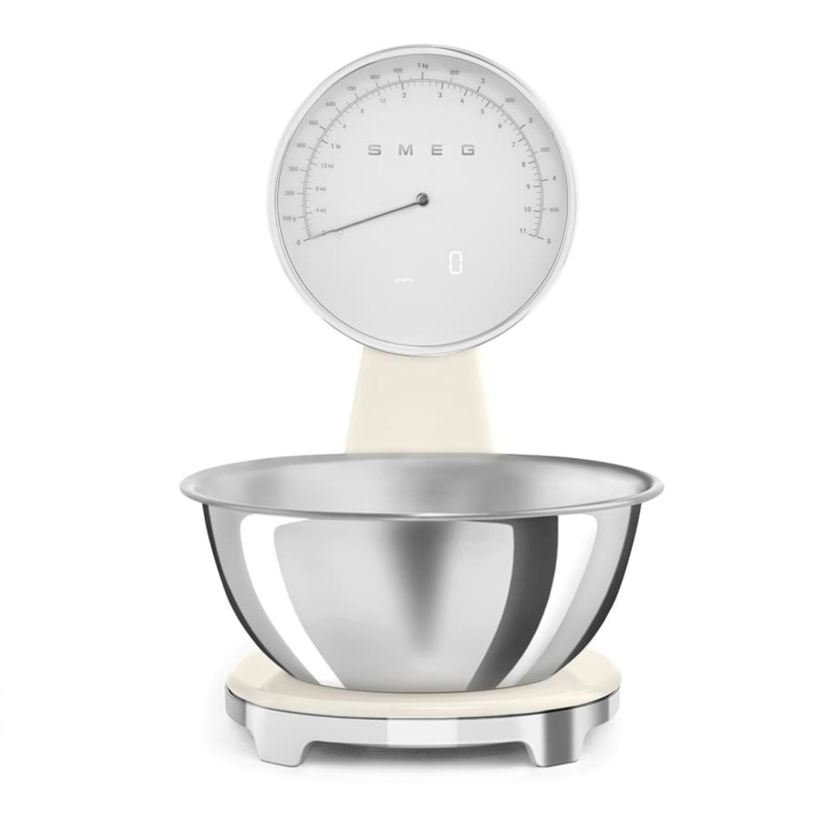 Smeg 50's Retro Style Aesthetic Kitchen Scale Cream | SMEG