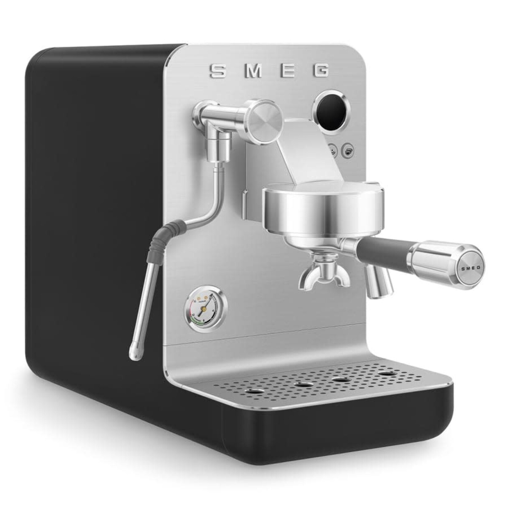 Smeg Contemporary Aesthetic Semi- Pro Espresso Machine Matte Black | SMEG