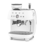 Smeg 50's Retro Style Aesthetic Espresso Coffee Machine White | SMEG