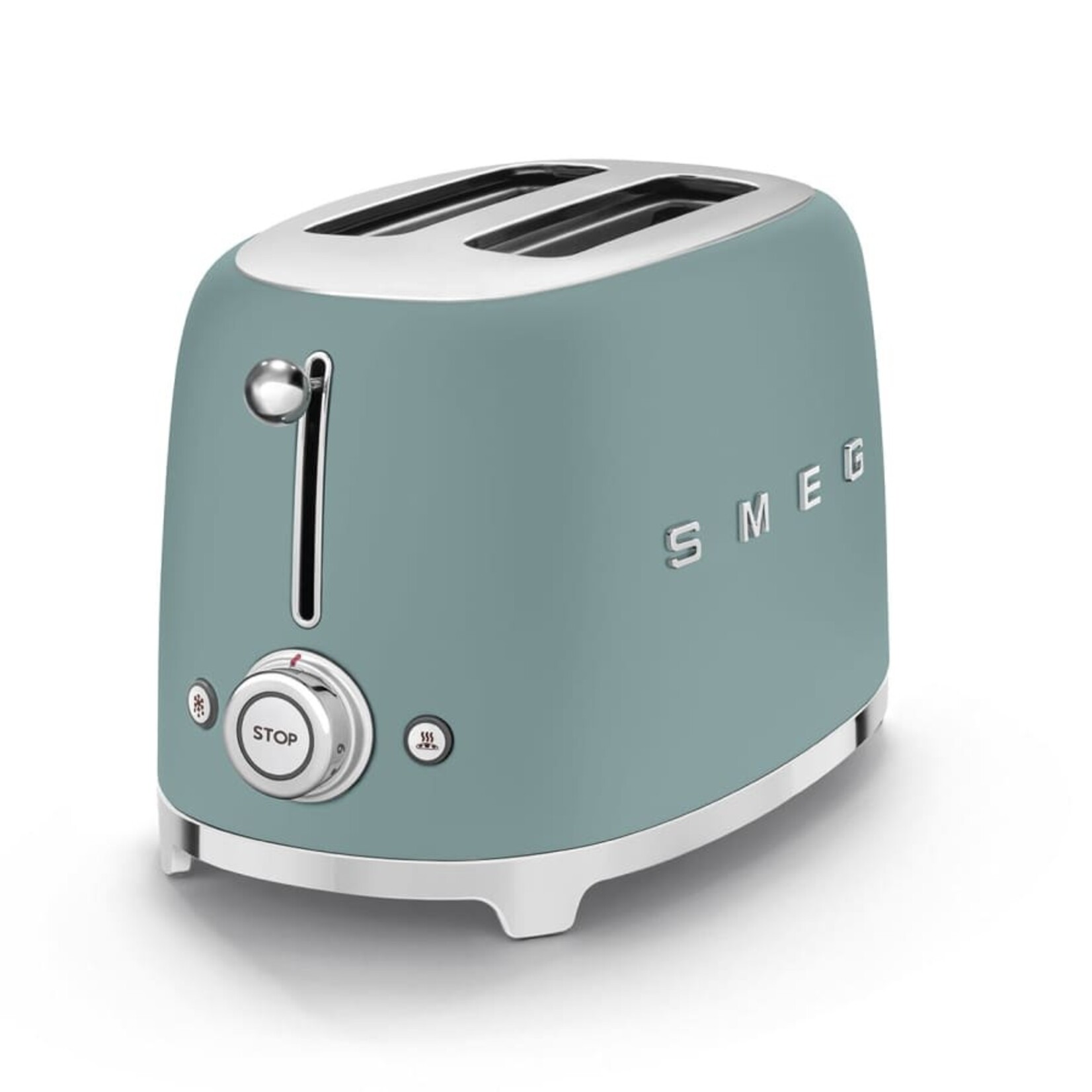Smeg 50's Retro Style Aesthetic 2 Slice Toaster Jade | SMEG