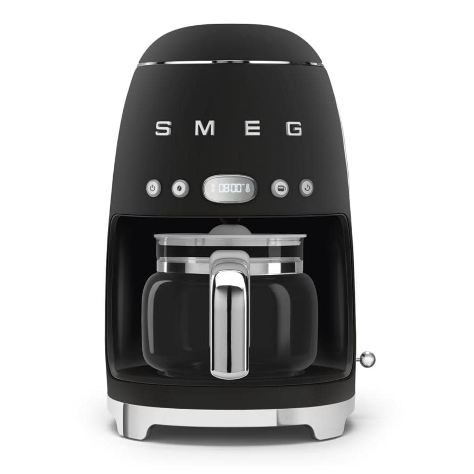 Smeg 50's Retro Style 10 cup Drip filter coffee Machine Black | SMEG