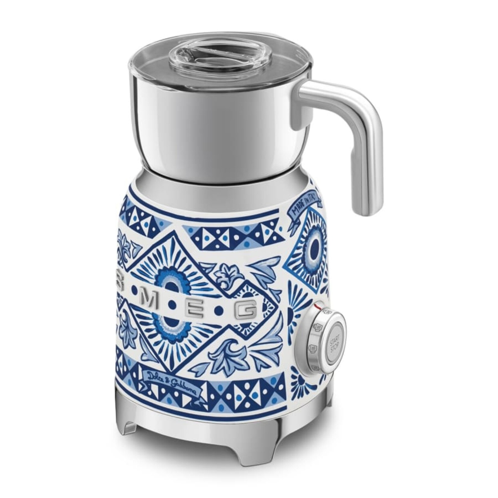Smeg Dolce & Gabbana Blu Med Milk Frother | SMEG