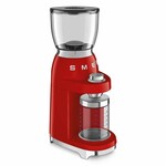 Smeg 50's Retro Style Coffee Grinder Red | SMEG