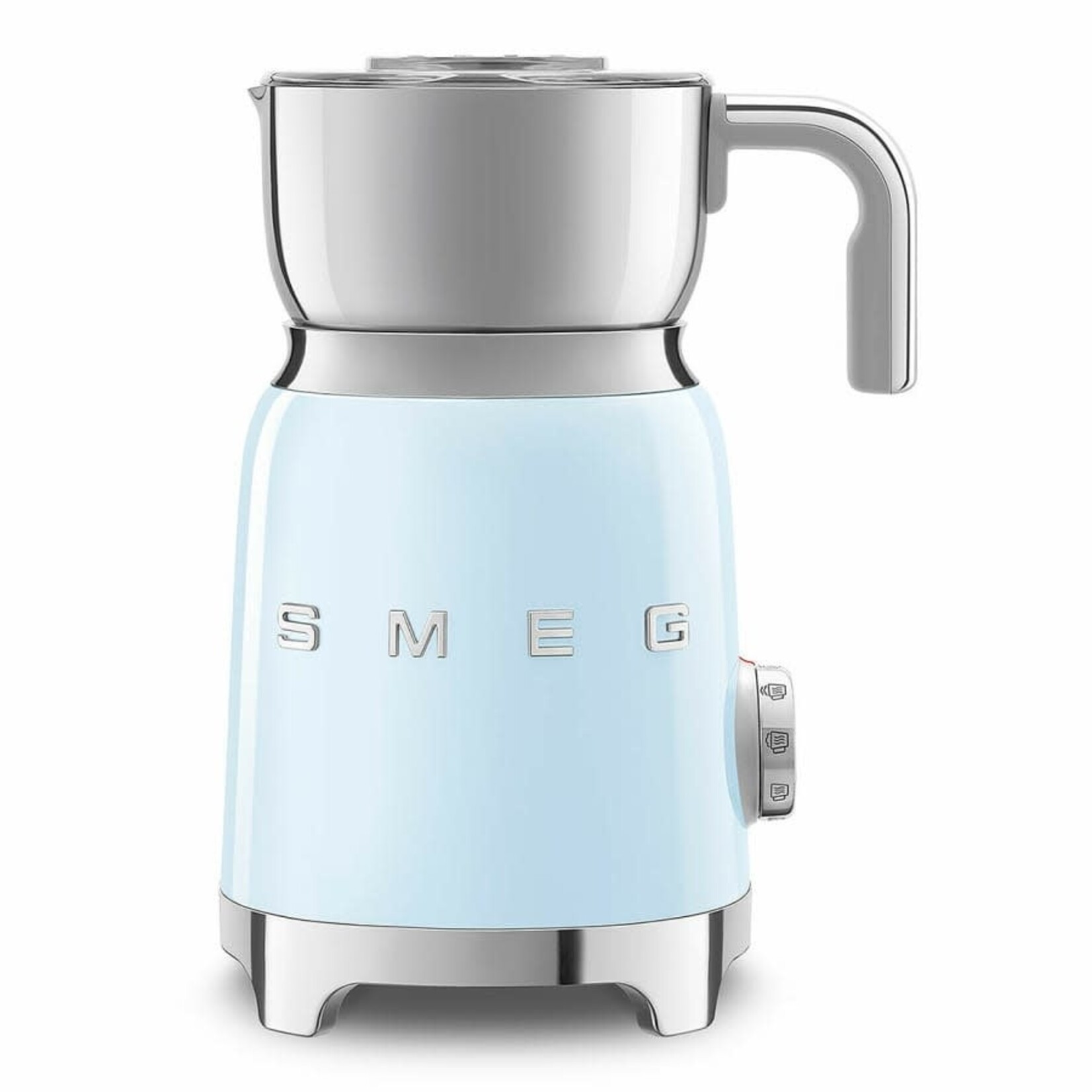 Smeg Tritan Renew Updated 50's Retro Style Milk Frother Pastel Blue | SMEG