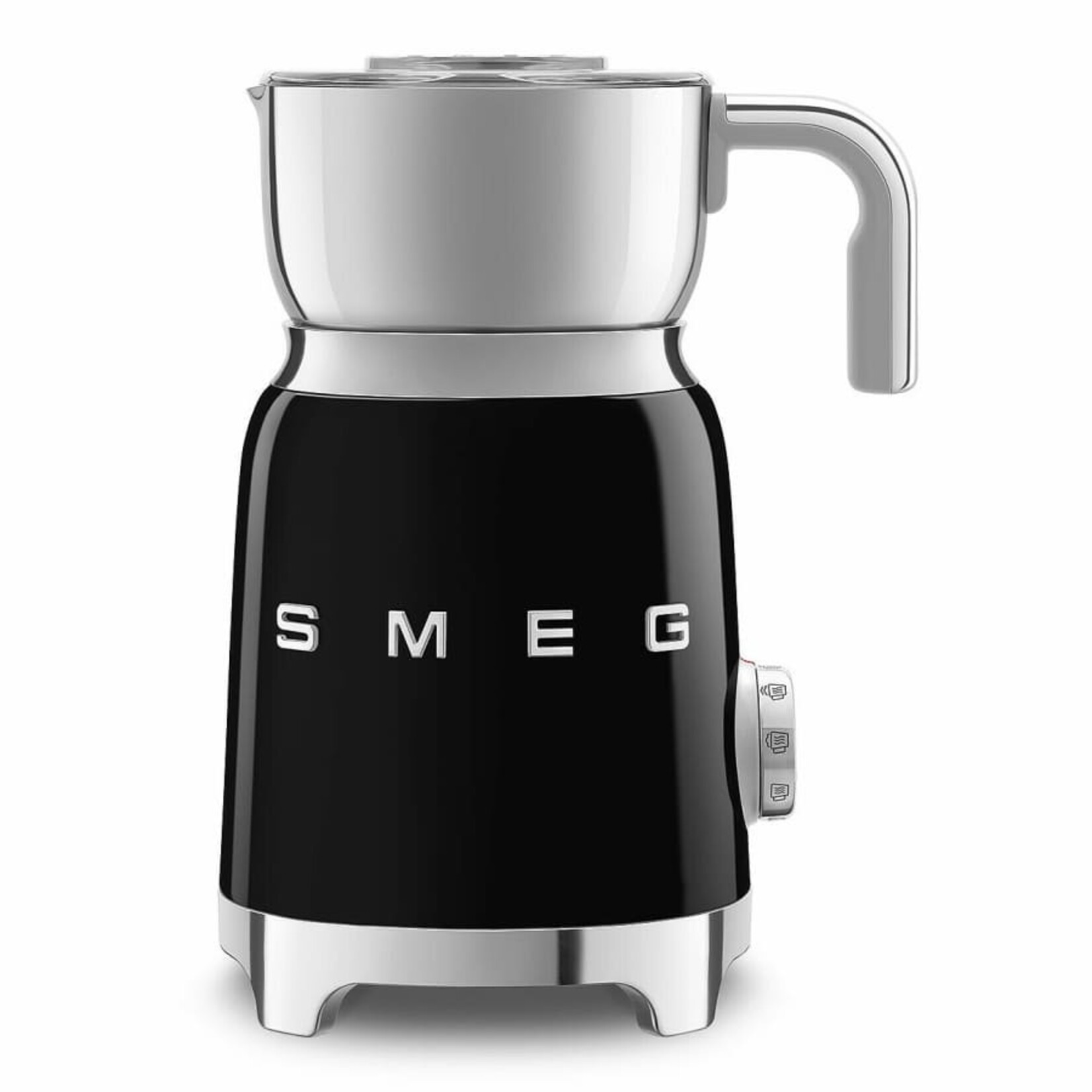 Smeg Tritan Renew Updated 50's Retro Style Milk Frother Black | SMEG