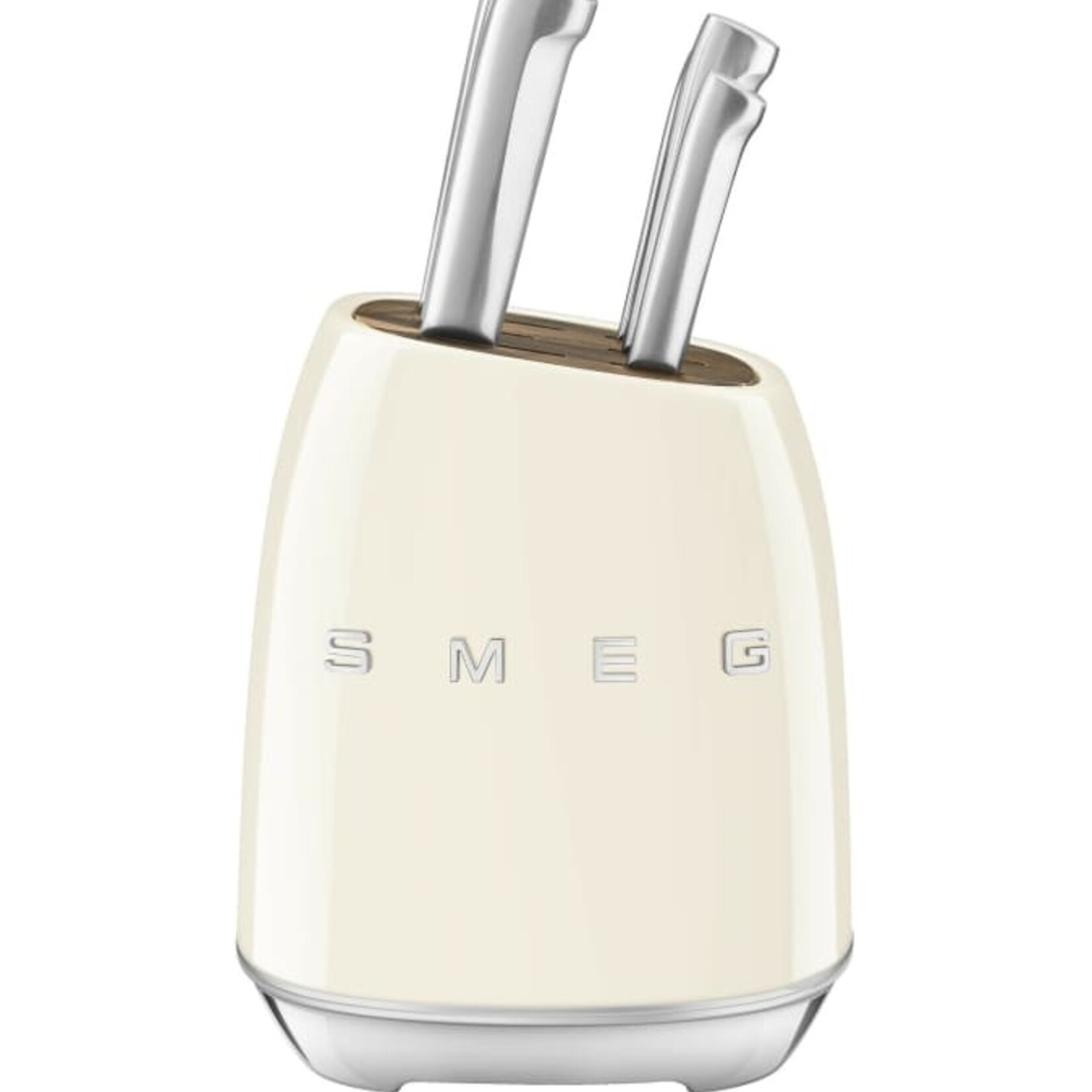 Smeg SMEG Knife Block Set Cream | SMEG
