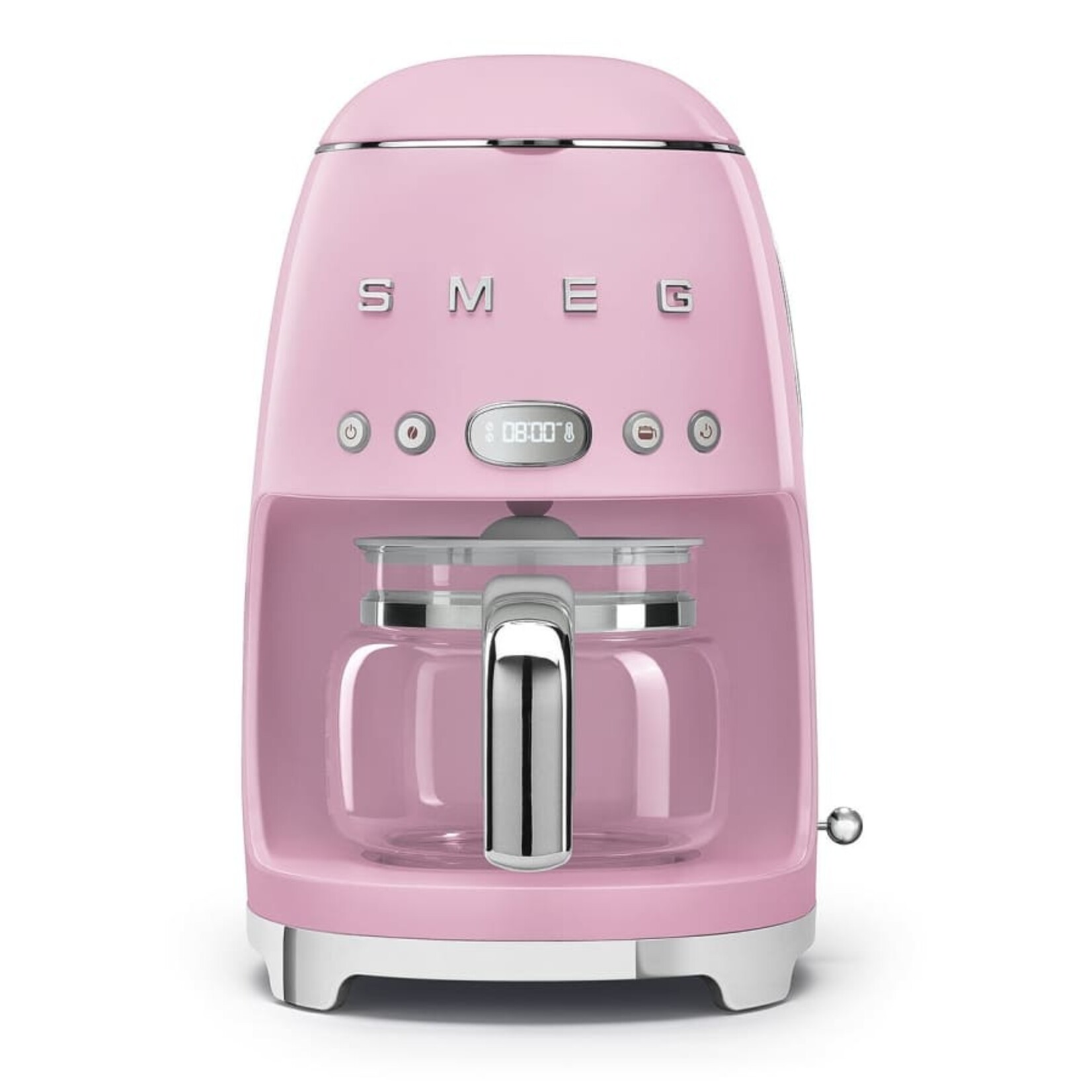 Smeg 50's Retro Style 10 cup Drip filter Coffee Machine Pink | SMEG