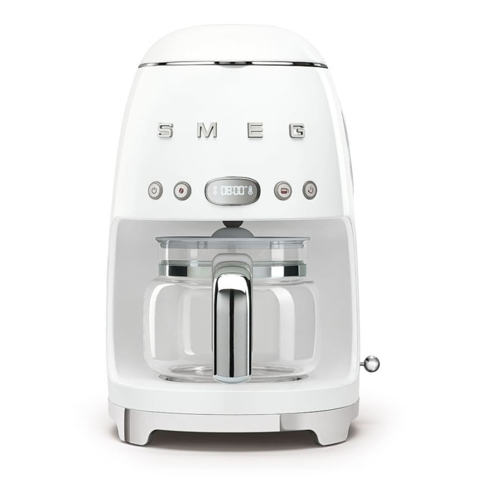 Smeg 50's Retro Style 10 cup Drip filter coffee Machine White | SMEG