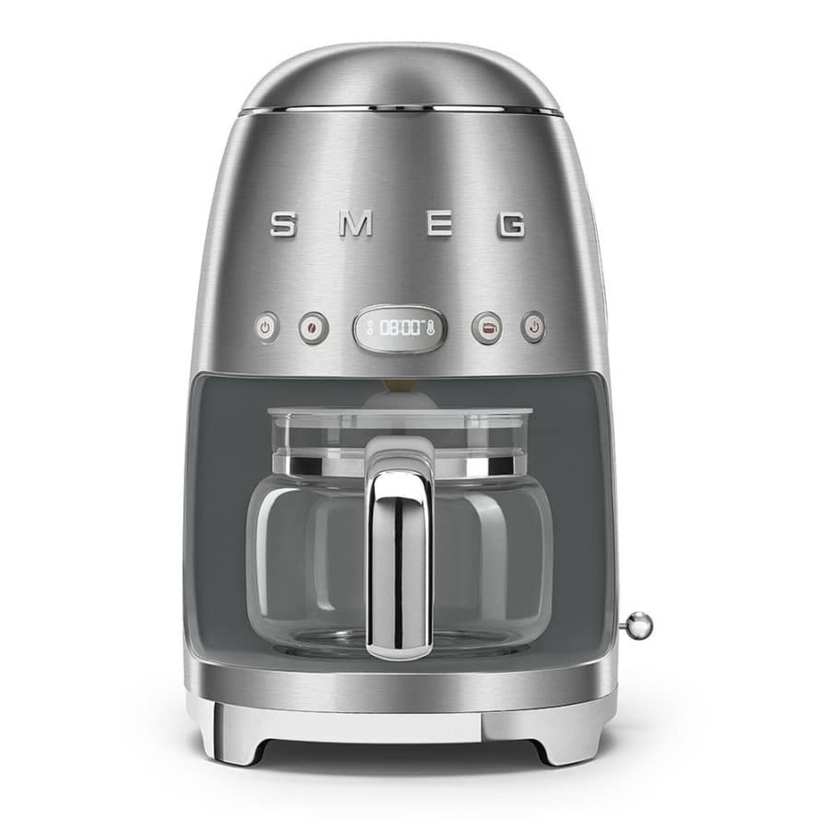Smeg 50's Retro Style 10 cup Drip filter coffee Machine Stainless Steel | SMEG