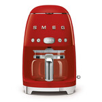 Smeg 50's Retro Style 10 cup Drip filter coffee Machine Red | SMEG