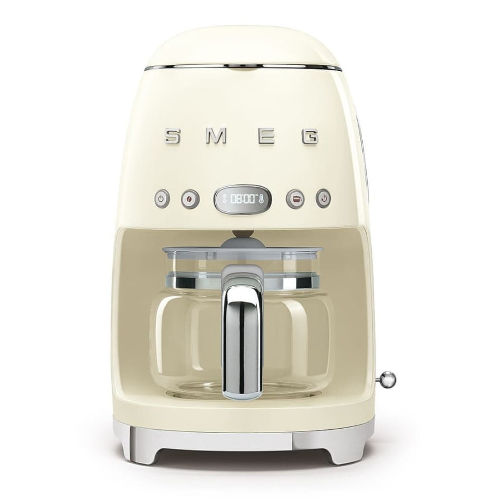 Smeg 50's Retro Style 10 cup Drip filter coffee Machine Cream | SMEG