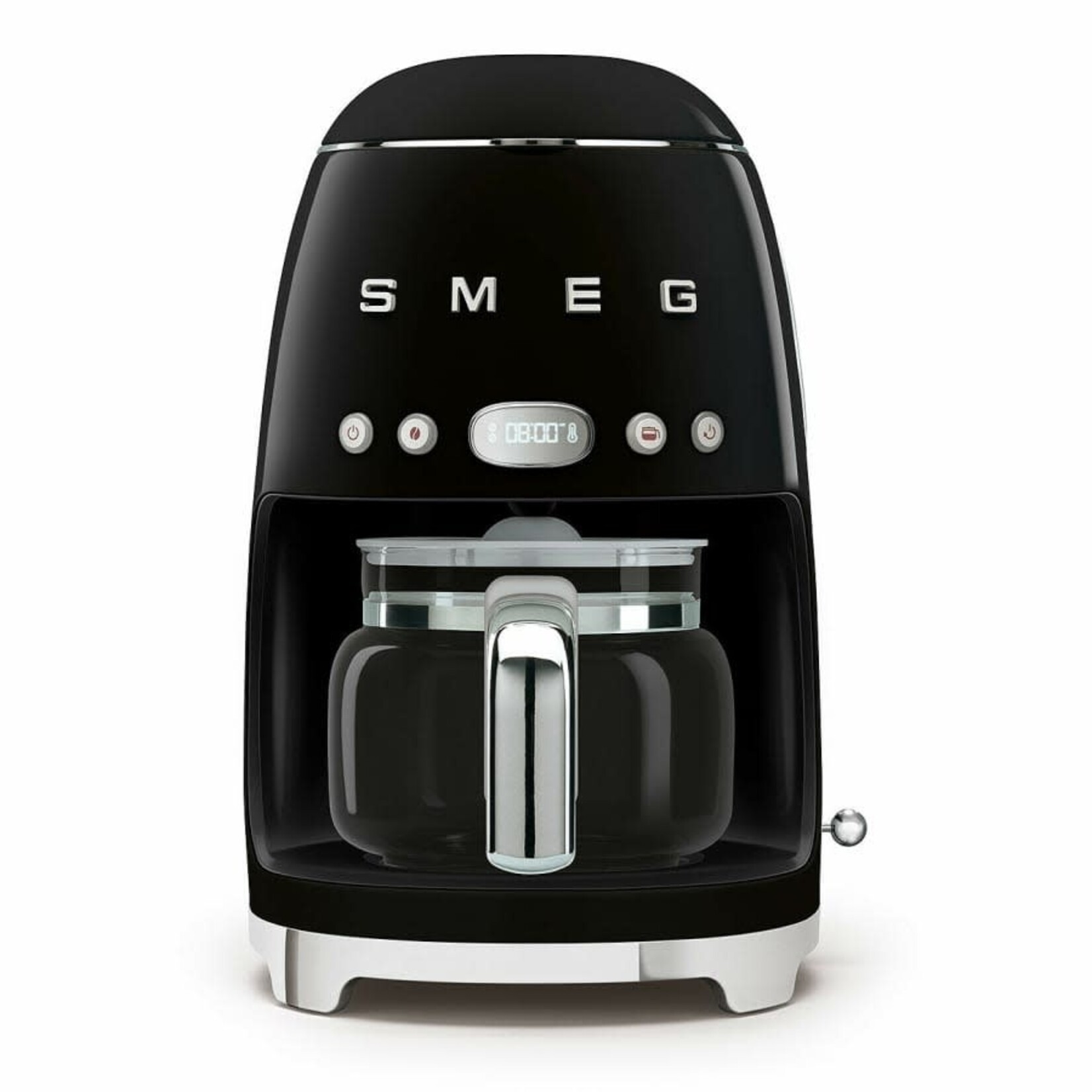 Smeg 50's Retro Style 10 cup Drip filter Coffee Machine Black | SMEG