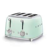 Smeg 50's Retro Style 4x4 Toaster Pastel Green | SMEG