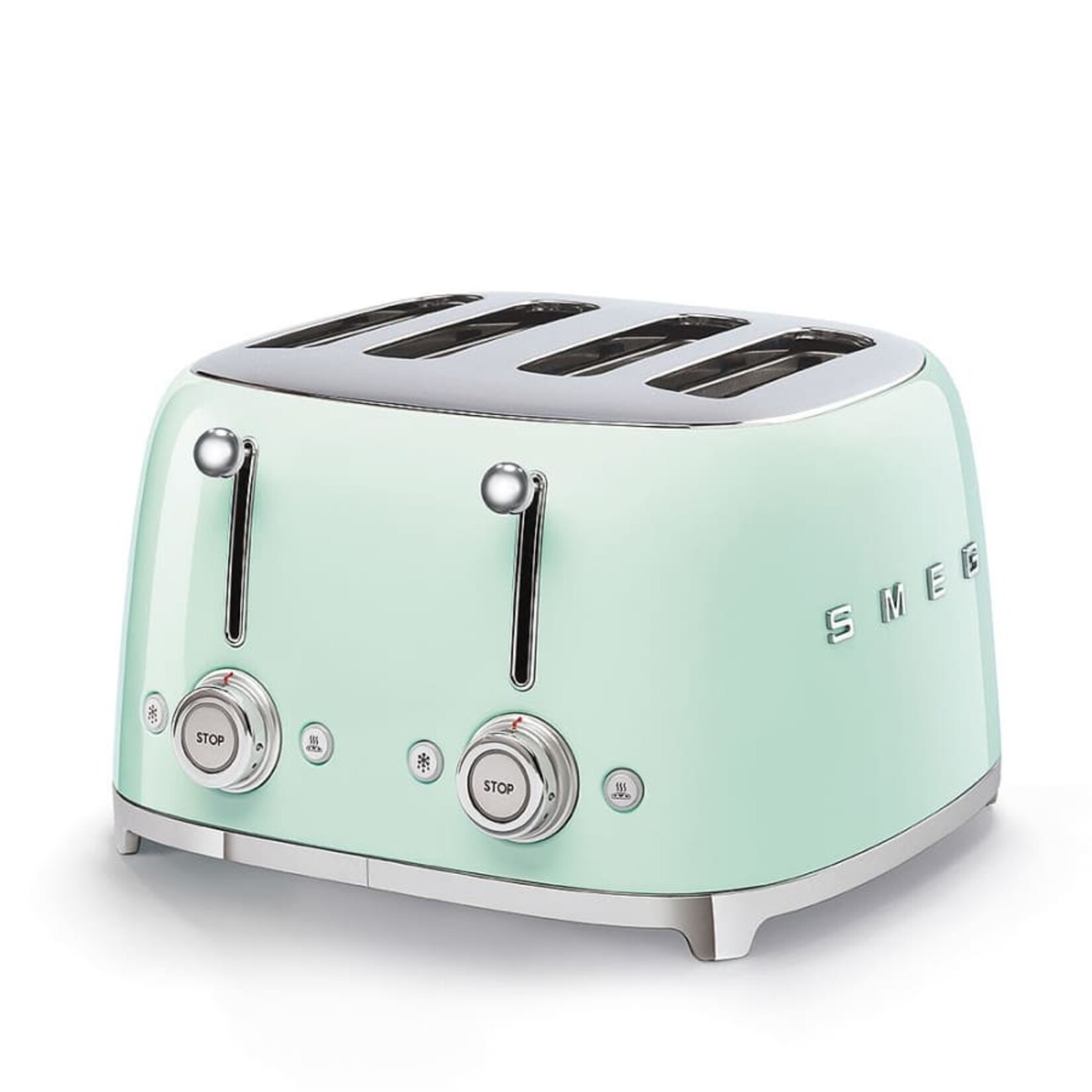 Smeg 50's Retro Style 4x4 Toaster Pastel Green | SMEG