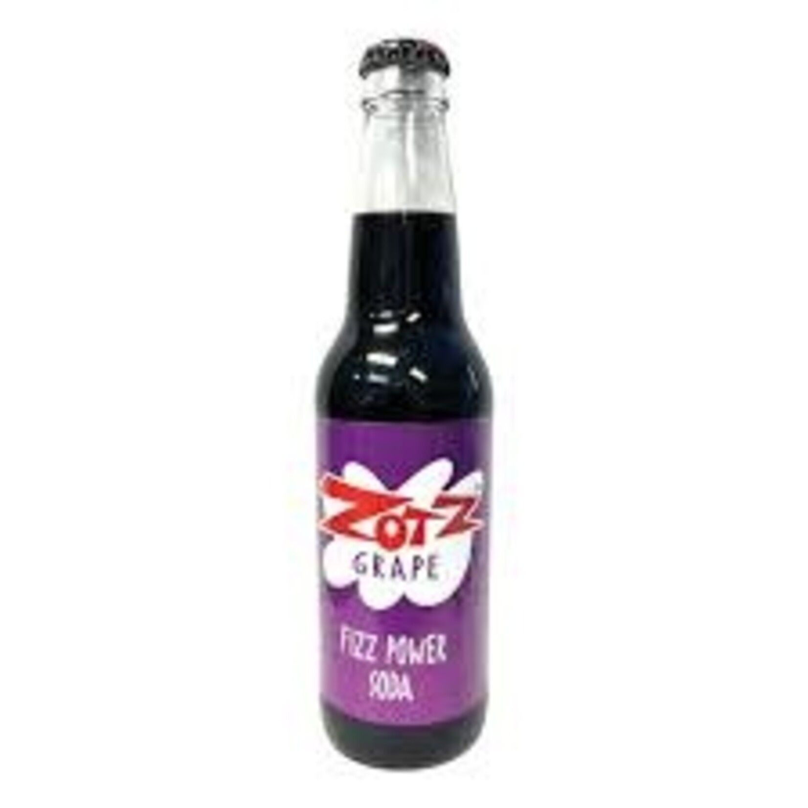 Redstone Drinks ZOTZ SODA GRAPE 12 OZ