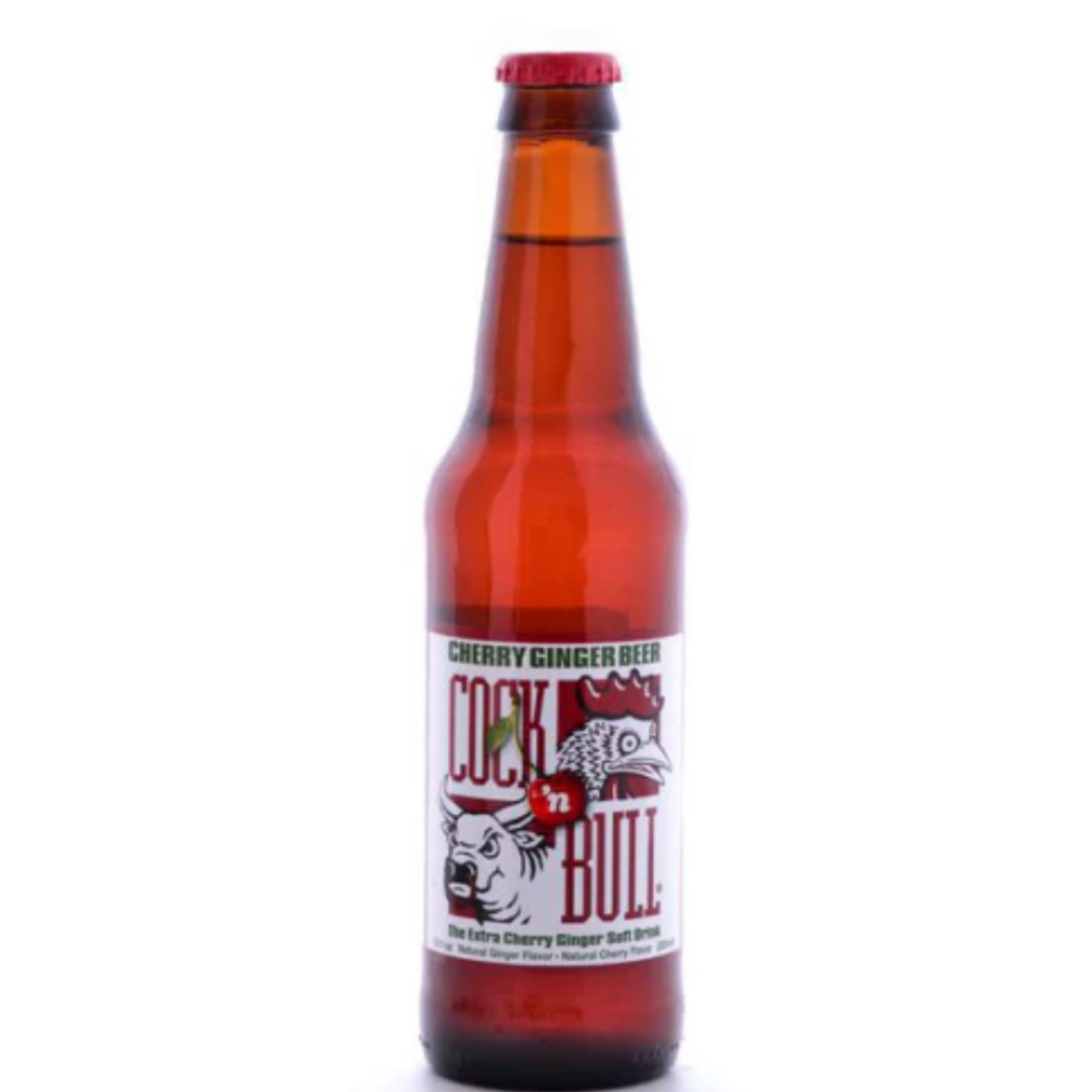 Redstone Drinks COCK N BULL - CHERRY GINGER BEER  12 OZ