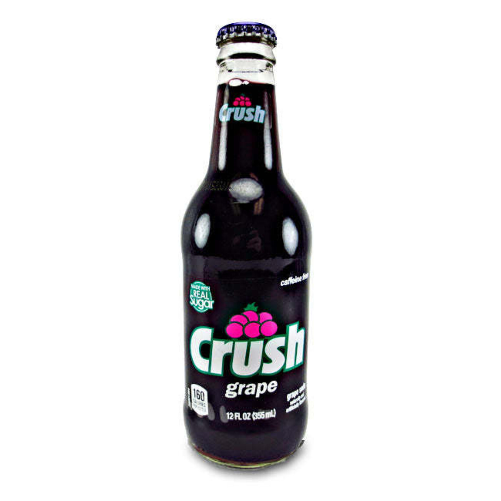 Redstone Drinks CRUSH - GRAPE SODA W/ REAL CANE SUGAR  12 OZ