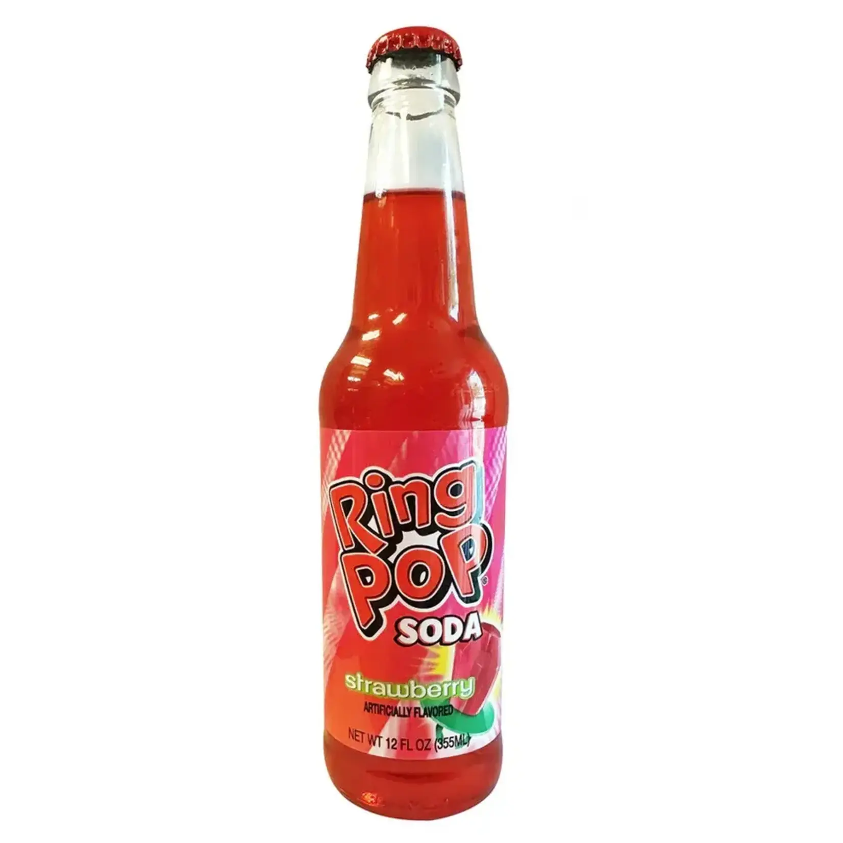 Redstone Drinks RING POP STRAWBERRY SODA 12 OZ