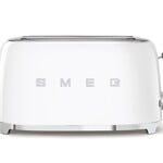 Smeg 50's Retro Style Aesthetic 4 Slice Toaster White | SMEG
