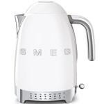 Smeg 50's Retro Style Aesthetic 7 Cup Variable Temp Kettle White | SMEG