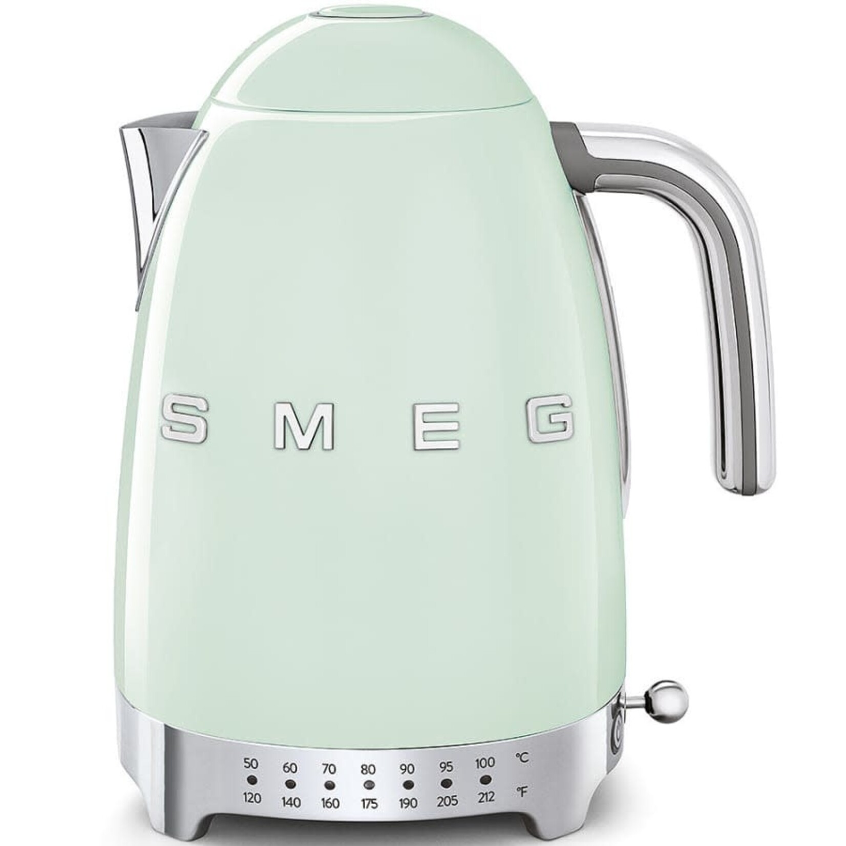 Smeg 50's Retro Style Aesthetic 7 Cup Variable Temp Kettle Pastel Green | SMEG