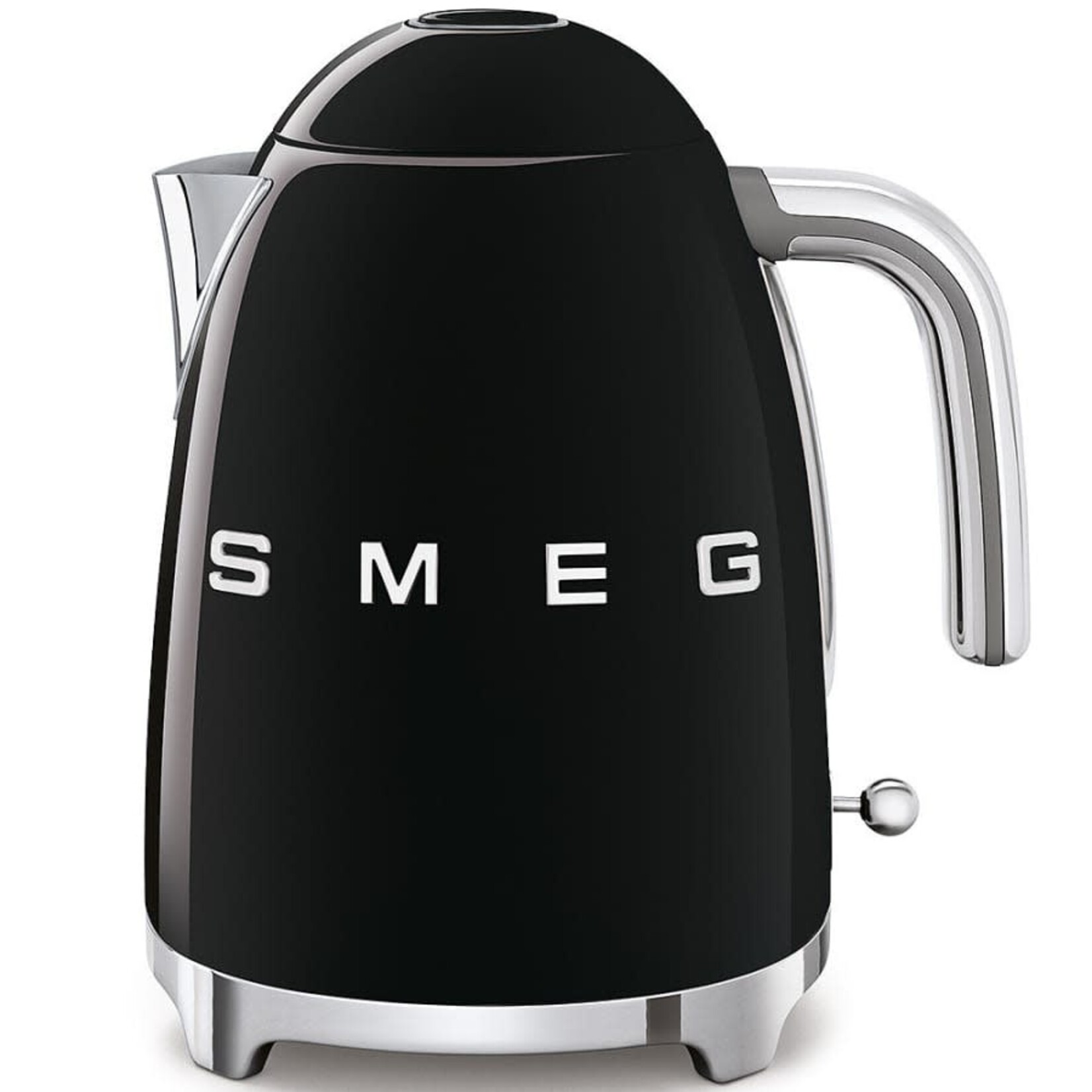 Smeg 50's Retro Style Aesthetic 7 Cup Kettle Black | SMEG