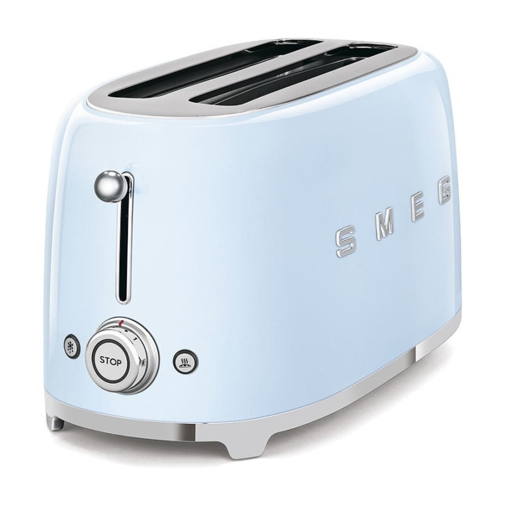 Smeg 50's Retro Style Aesthetic 4 Slice Toaster Pastel Blue | SMEG