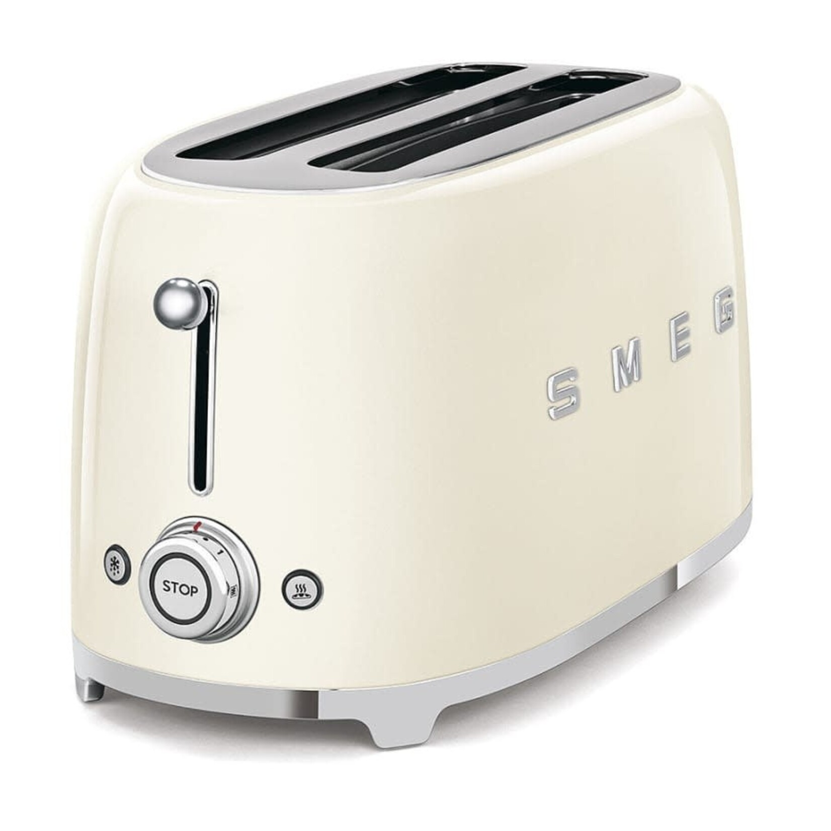 Smeg 50's Retro Style Aesthetic 4 Slice Toaster Cream | SMEG