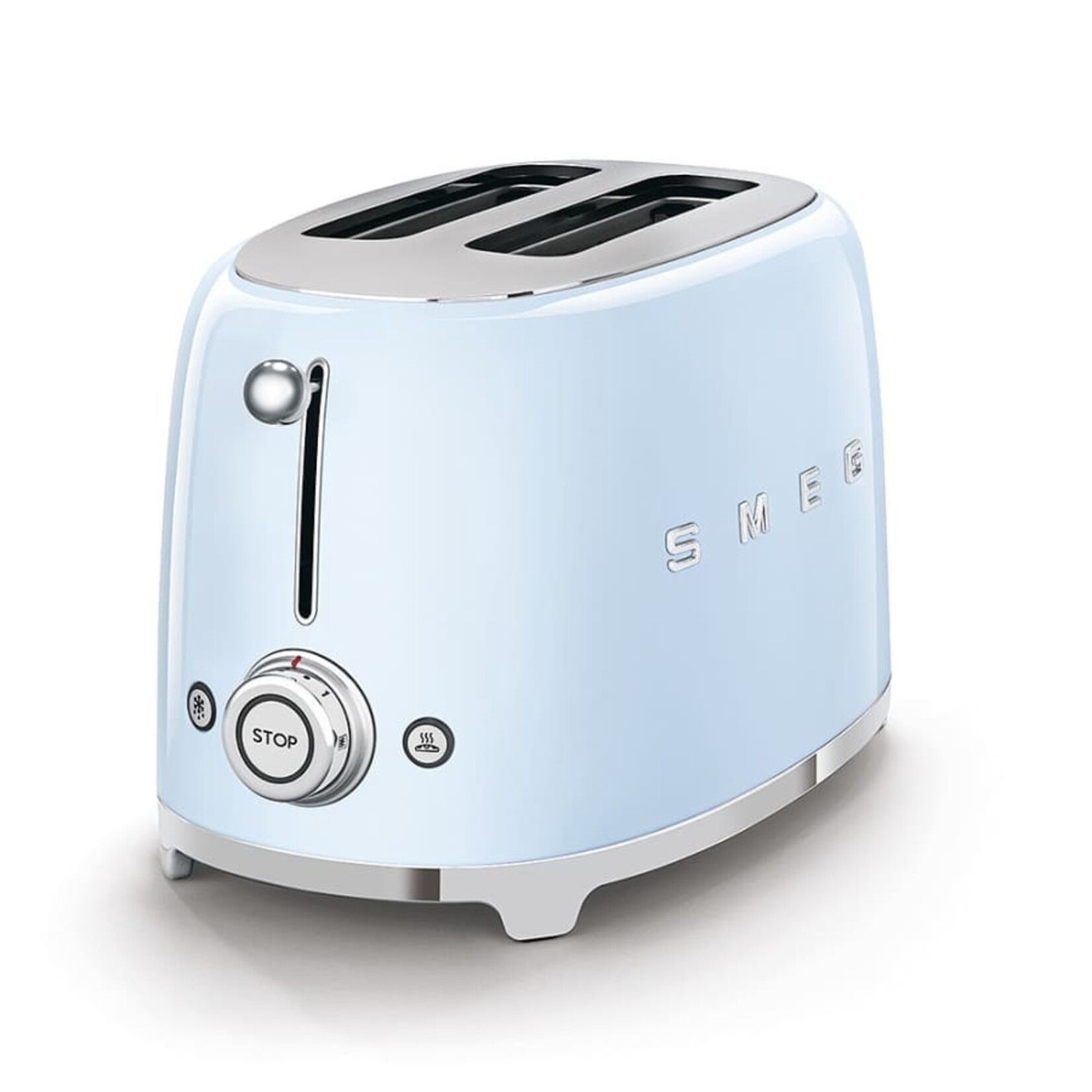 Smeg 50's Retro Style Aesthetic 2 Slice Toaster Pastel Blue | SMEG