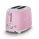 Smeg 50's Retro Style Aesthetic 2 Slice Toaster Pink | SMEG