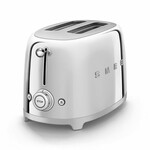 Smeg 50's Retro Style Aesthetic 2 Slice Toaster Chrome | SMEG