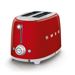 Smeg 50's Retro Style Aesthetic 2 Slice Toaster Red | SMEG