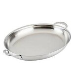 Hestan 5.5qt OVAL Large Roaster w/rack, 17" (176 oz, 17.5" x 9.0") - Provisions Roasters, Au Gratins | Hestan