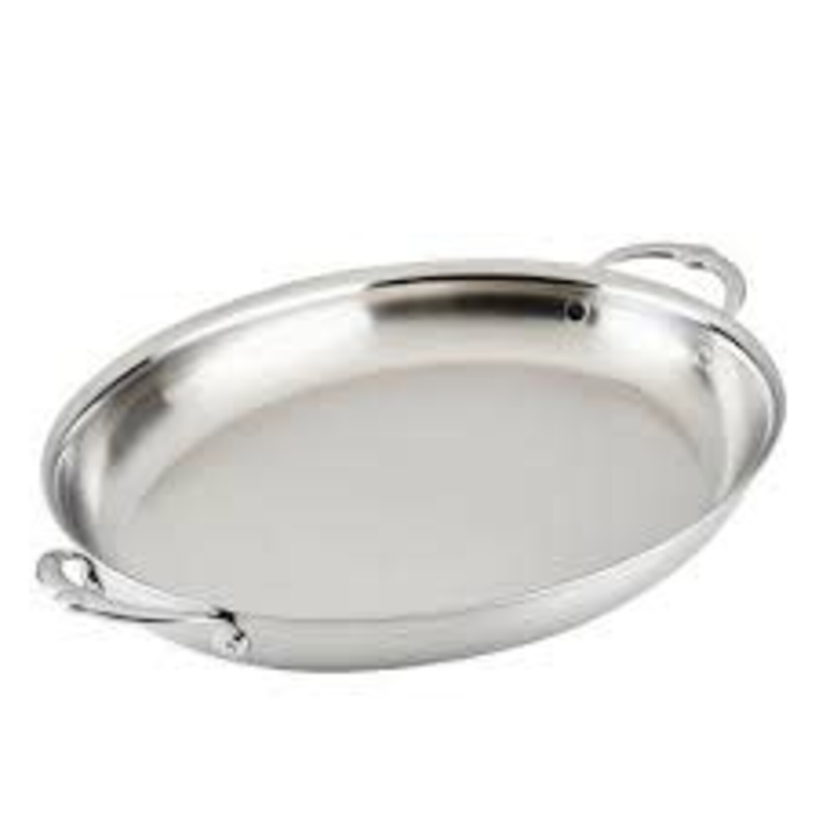 Hestan 5.5qt OVAL Large Roaster w/rack, 17" (176 oz, 17.5" x 9.0") - Provisions Roasters, Au Gratins | Hestan