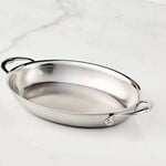 Hestan 2.0qt OVAL Medium Clad SS Au Gratin (64oz, 12.5" x 9.0") - Provisions Roasters, Au Gratins | Hestan