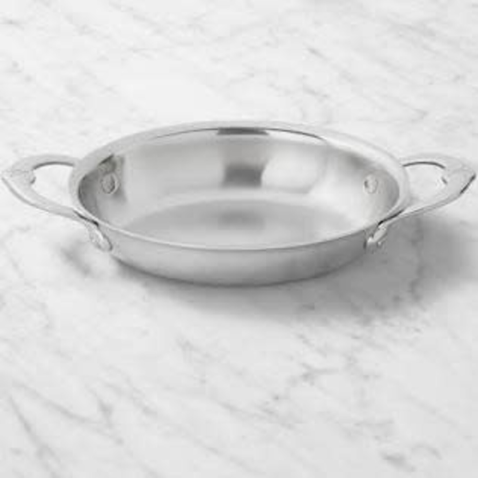 Hestan 1.0qt OVAL Clad Stainless Steel Au Gratin (32oz, 8.5" x 6.0") - Provisions Roasters, Au Gratins | Hestan