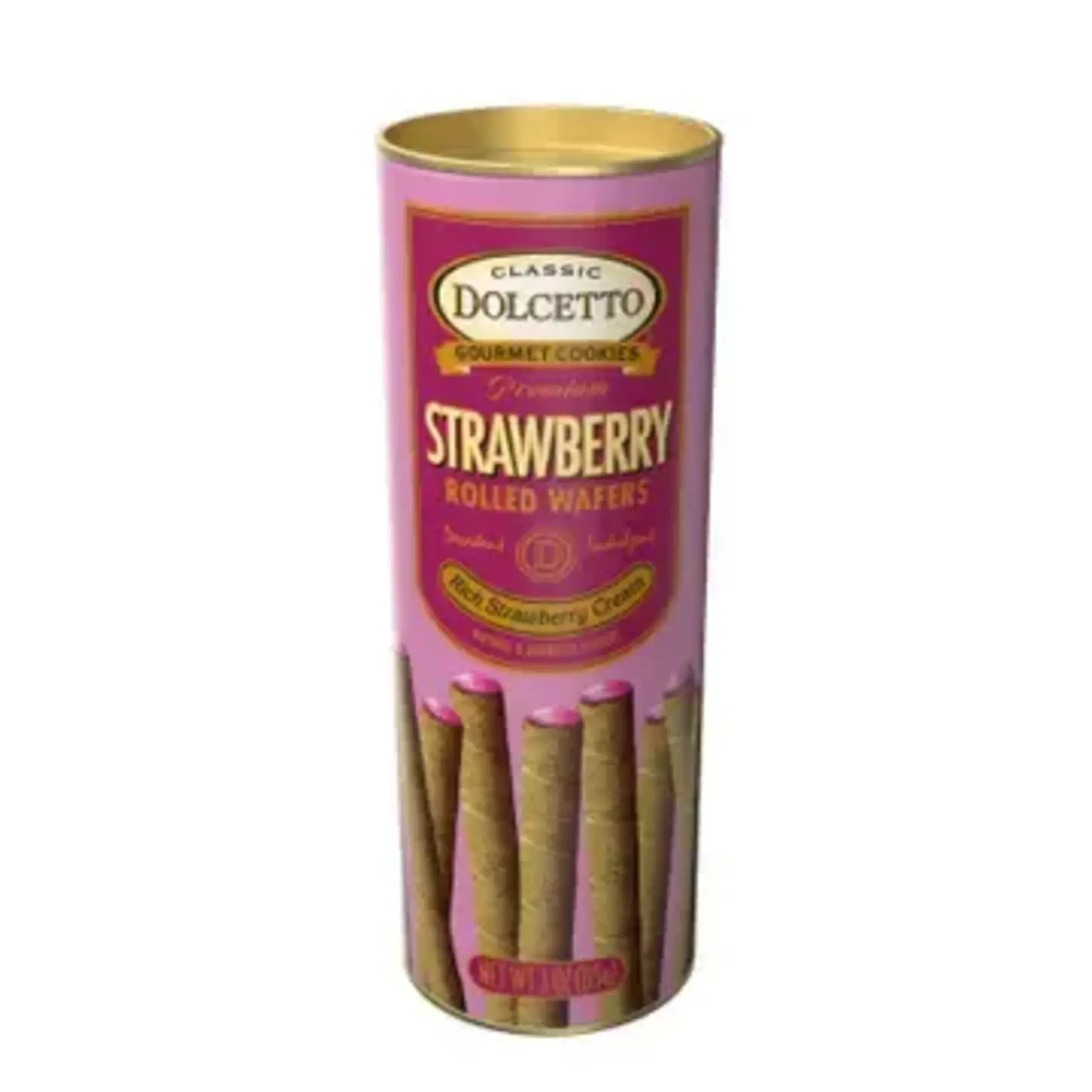 Wholesome Good Dolcetto Wafer Rolls - Strawberry (Can) 3oz