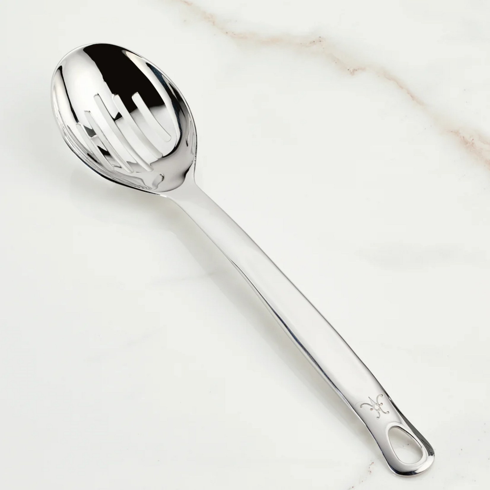 Hestan Stainless Steel Slotted Spoon, 13" - Provisions Stainless Steel Chef's Tools | Hestan