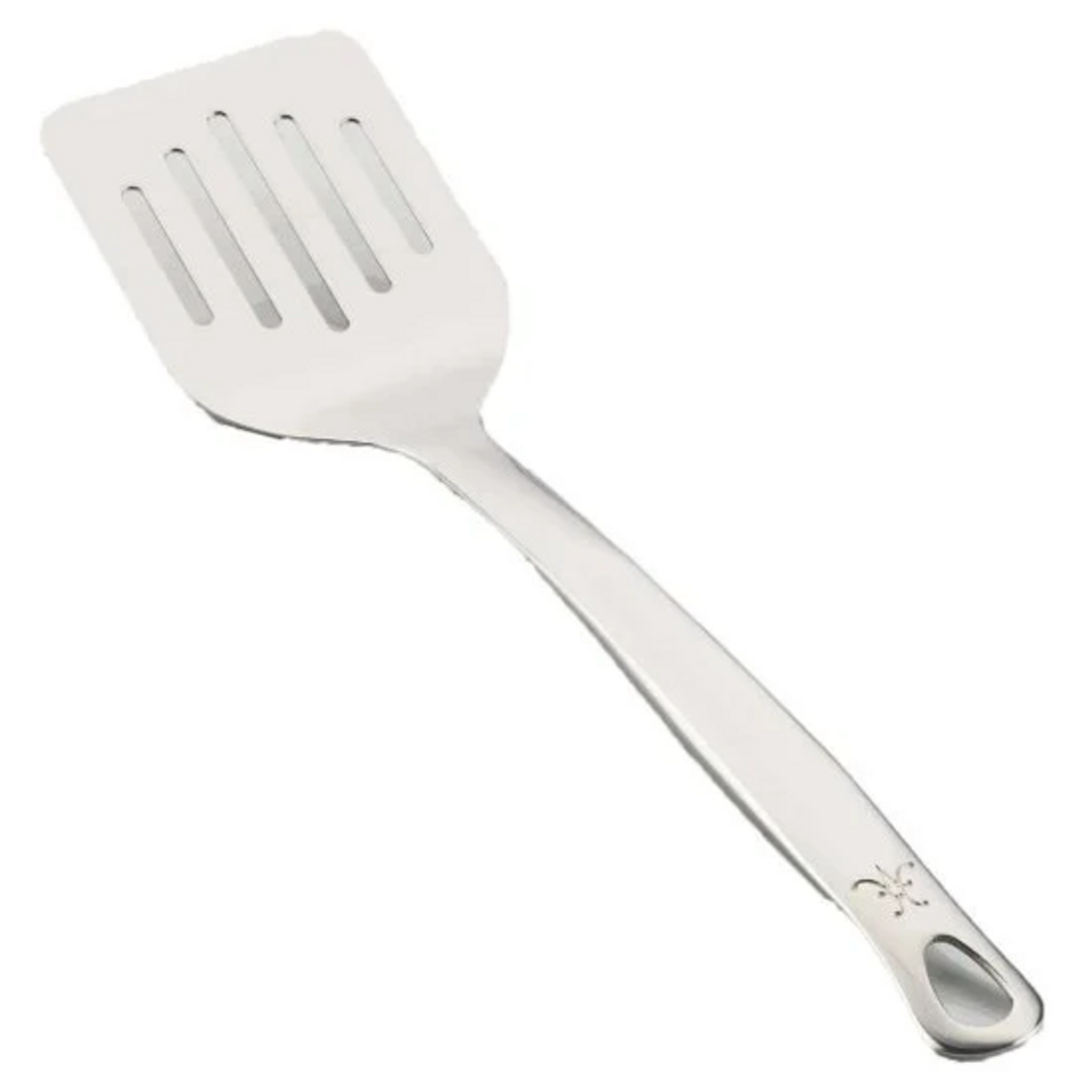 Hestan Stainless Steel SS Slotted Turner, 13" - Provisions Stainless Steel Chef's Tools | Hestan