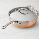 Hestan 5.0qt Covered Essential Pan w/helper handle (28cm) - Copperbond | Hestan