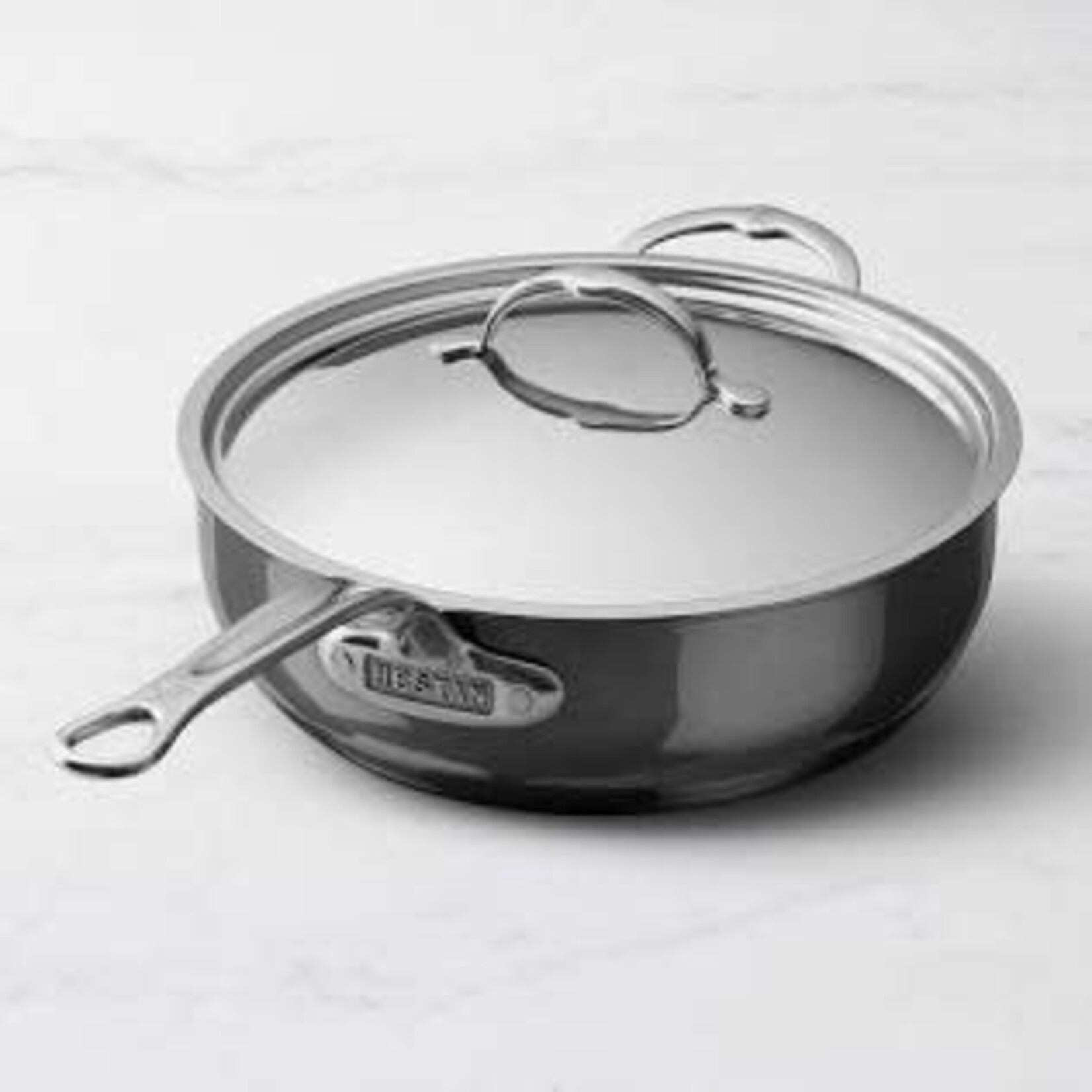 Hestan 5.0qt Covered Essential Pan w/helper handle (28cm) - Nanobond | Hestan