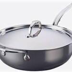 Hestan 5.0qt Covered Sauté Pan w/helper handle (30cm) - Nanobond | Hestan