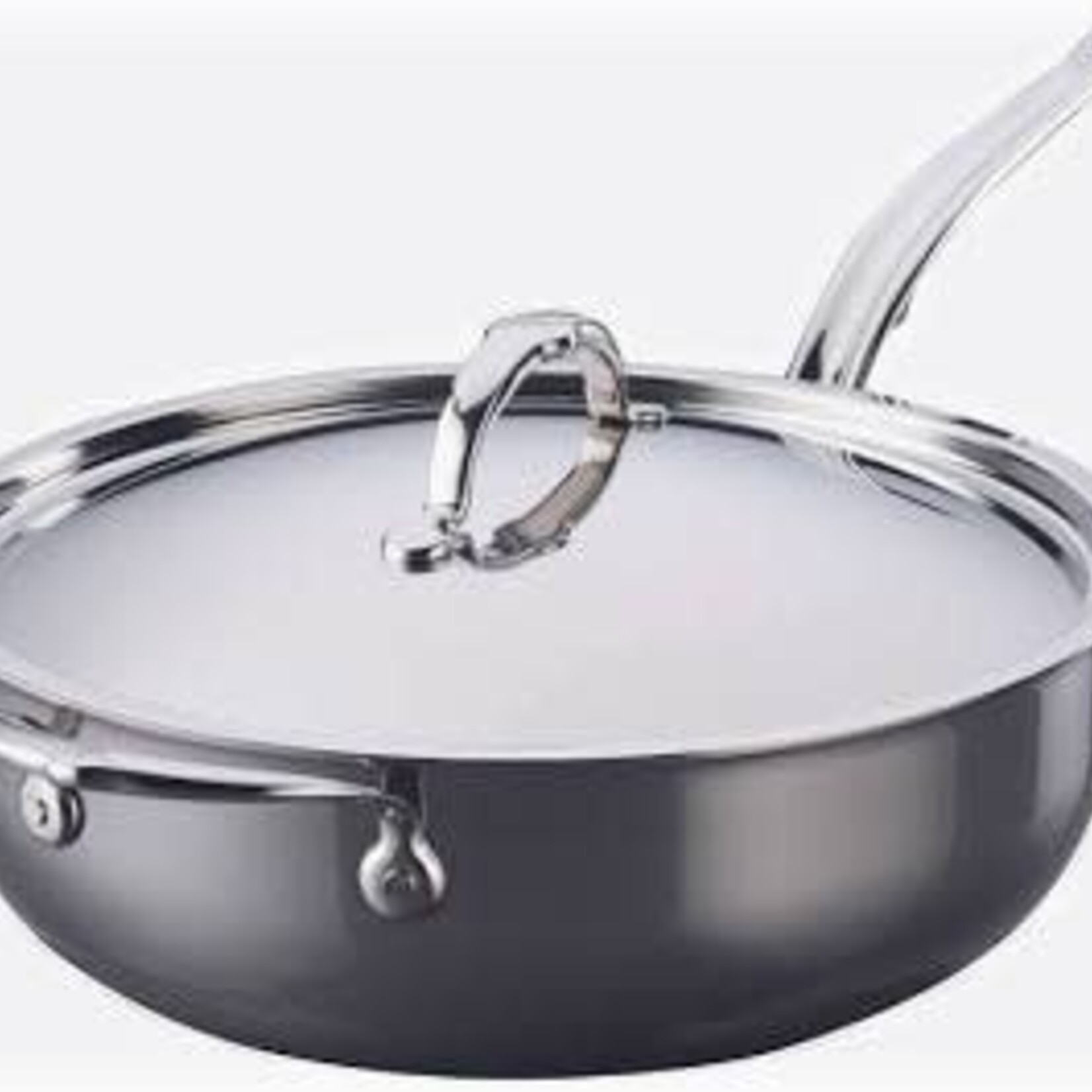 Hestan 5.0qt Covered Sauté Pan w/helper handle (30cm) - Nanobond | Hestan