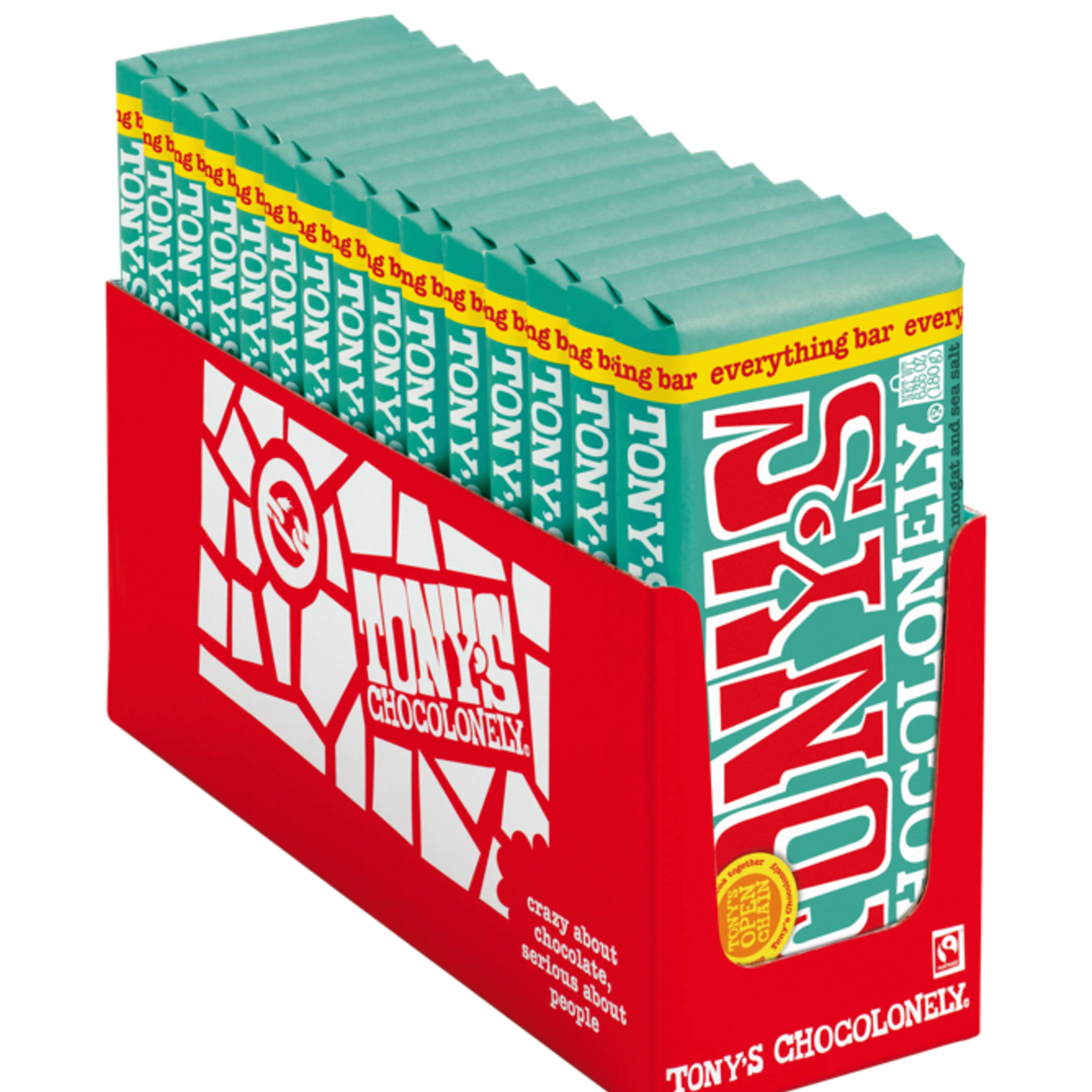 Tony's Chocolonely Everything Bar - Large Bar | Tony's Chocolonely